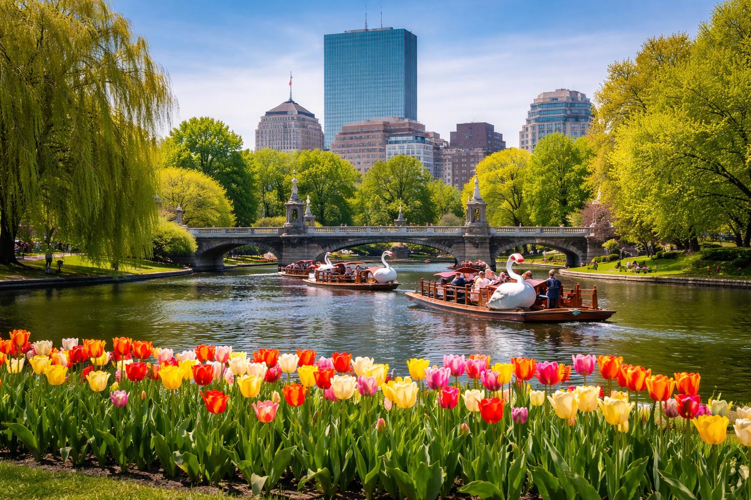 Boston city scenery
